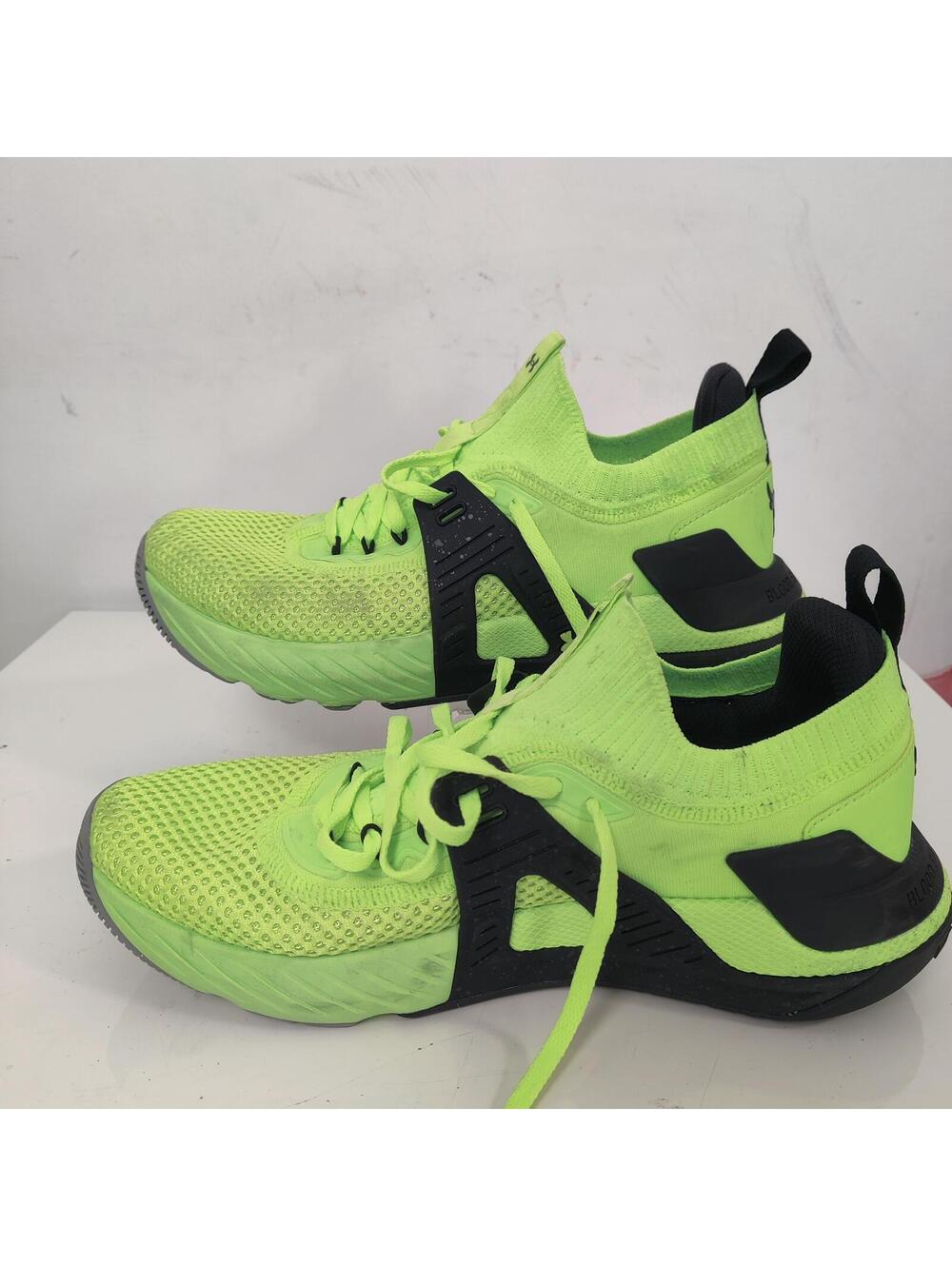 Under Armour Project Rock 4 Quirky Lime Training Shoes Women's Size 9.5